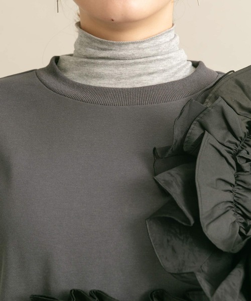 KBF（ケイビーエフ）の「フリルドッキングスウェット（スウェット・レディース・ホワイト系その他/パープル系その他/グレー系その他・ONE）」の19枚目の写真