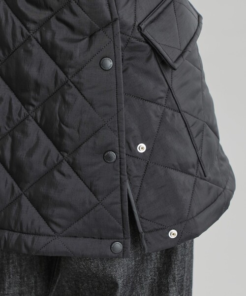 MACKINTOSH PHILOSOPHY(マッキントッシュ フィロソフィー)の「【アニチューブ掲載】GREY LABEL 【SOMERFORD(サマーフォード)】キルティング(ステンカラーコート・レディース・ブラック/ベージュ・2/6)」の10枚目の写真