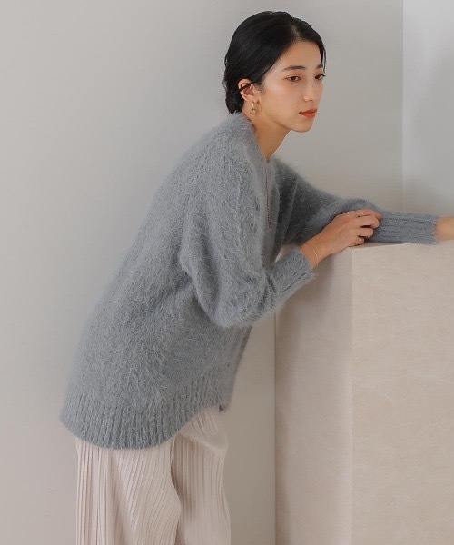 □新品□モユル もゆる 萌□デコボコしたニットチュニック 