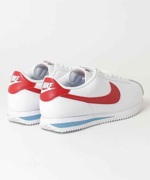 NIKE(ナイキ)の「CORTEZ(スニーカー・メンズ・ホワイト×レッド・26.0cm/26.5cm/27.0cm/27.5cm/28.0cm/25.5cm/28.5cm/29.0cm/25.0cm)」の2枚目の写真
