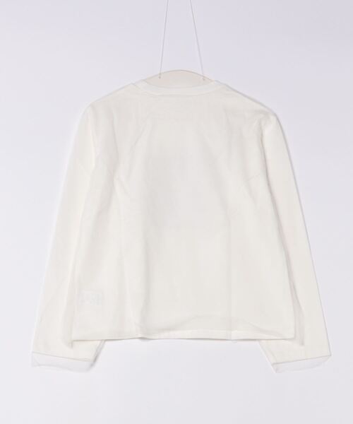 and it_(アンドイット)の「チュール重ね箔プリントロングTシャツ(Tシャツ/カットソー・レディース・ブラック/オフホワイト・M)」の20枚目の写真