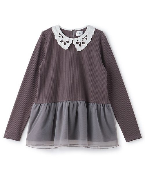 ✨希少総刺繍レース✨Merlette マーレット チュニック フリル 透け感 ✨希少総刺繍レース✨Merlette マーレット チュニック フリル 透け感