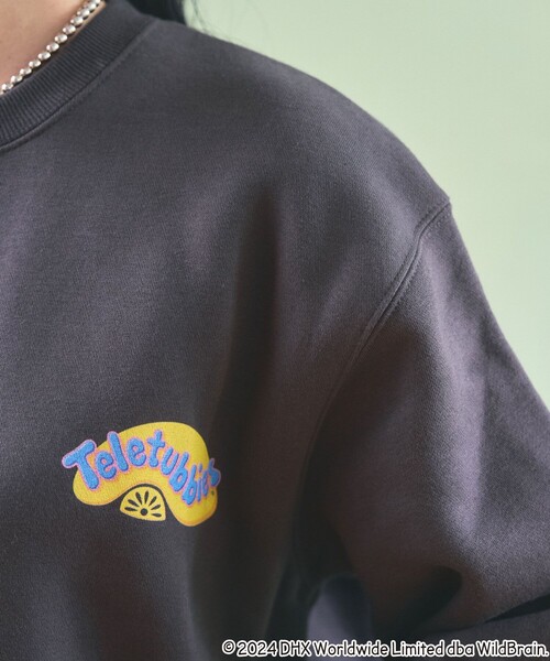 FREAK'S STORE(フリークスストア)の「Teletubbies come to playバックプリントスウェット/テレタビーズバックプリントスウェット(スウェット・レディース・ライトグレー/チャコールグレー・フリ-)」の17枚目の写真