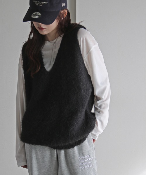 LiSA ROY reflect overjoy チェックニットベスト チェックニットベスト - ROY reflect overjoy