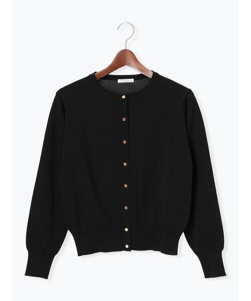 Te chichi（テチチ）の「【WEB限定】金ボタンクルーカーディガン（カーディガン/ボレロ・レディース・ゴールド/レッド/ブラック/ブルー/シルバー/オフホワイト・F）」の13枚目の写真