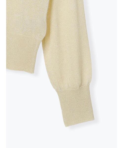 Te chichi（テチチ）の「【WEB限定】金ボタンクルーカーディガン（カーディガン/ボレロ・レディース・ゴールド/レッド/ブラック/ブルー/シルバー/オフホワイト・F）」の18枚目の写真