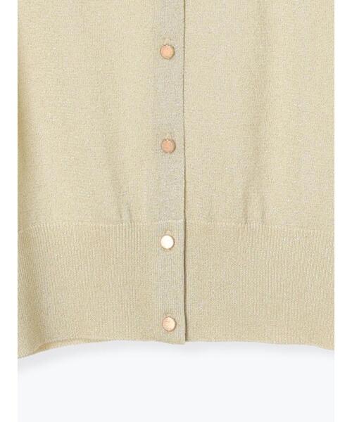 Te chichi（テチチ）の「【WEB限定】金ボタンクルーカーディガン（カーディガン/ボレロ・レディース・ゴールド/レッド/ブラック/ブルー/シルバー/オフホワイト・F）」の19枚目の写真