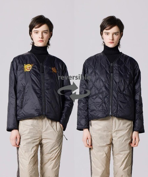 TAION(タイオン)の「REVERSIBLE VETJANDOWN JACKET JK03JS(ダウンジャケット/コート・メンズ・ブラック・MEDIUM/LARGE/X-LARGE/XX-LARGE)」の7枚目の写真
