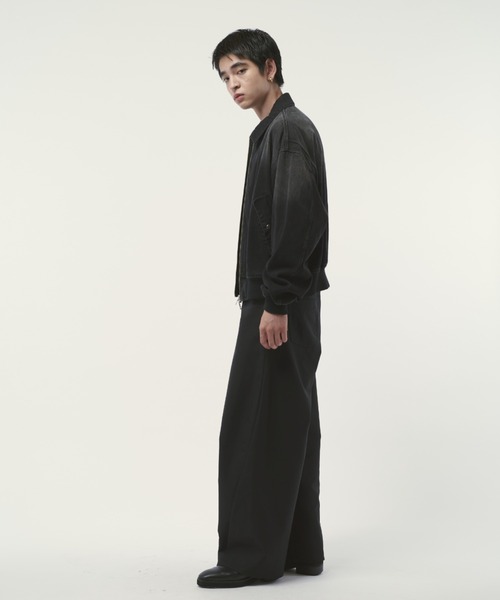 Lui's（ルイス）の「デニムボンバージャケット（ブルゾン・メンズ・グレー/ブラック・M/S）」の22枚目の写真