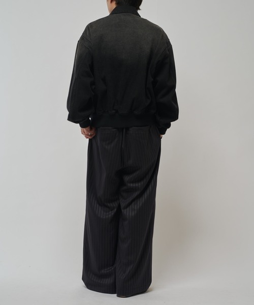 ￼たっちゃタグ付き￼  JEANS￼ボンバージャケ タグデザインオーバーサイズデニムジャケット | jbgcompany