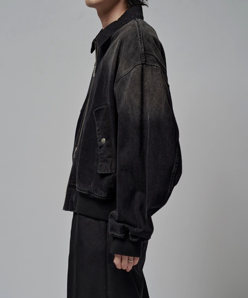 Lui's（ルイス）の「デニムボンバージャケット（ブルゾン）」 - WEAR