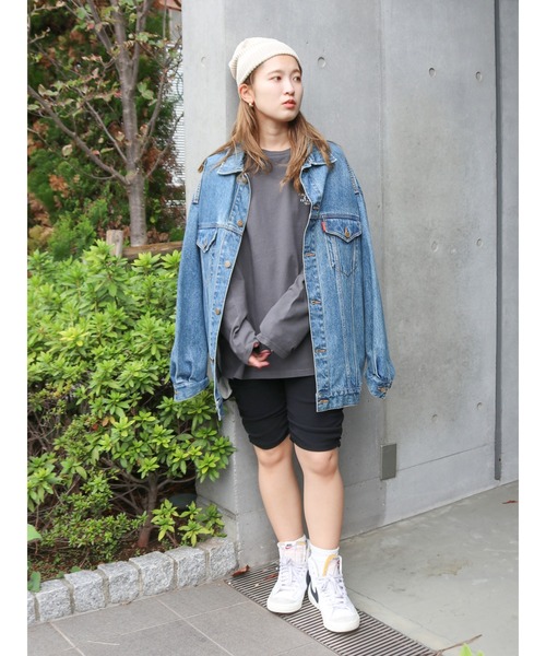 Ungrid（アングリッド）の「ボーダーニット帽（ニットキャップ/ビーニー・レディース・ブルー/アイボリー・FREE）」の9枚目の写真