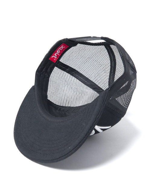 X-girl（エックスガール）の「XGIRL LOGO MESH CAP（キャップ・レディース・ブラック/アッシュ/ブルー・ONE SIZE）」の6枚目の写真