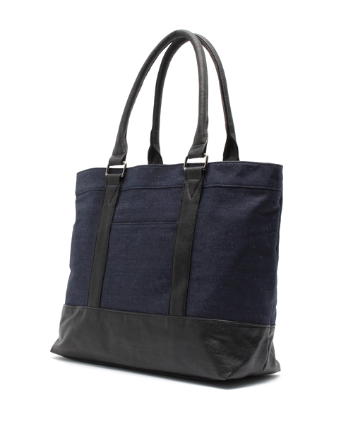 VENCEEXCHANGE(ヴァンスエクスチェンジ)の「デニムトートBAG(トートバッグ・メンズ・ブルー・FREE)」の2枚目の写真
