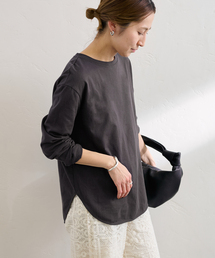 FRAMeWORK | ≪追加≫コットン天竺ラウンドヘム(Tシャツ/カットソー)