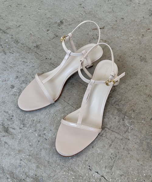 Doux archives（ドゥアルシーヴ）の「ストラップラウンドトゥサンダル（サンダル・レディース・アイボリー/ブラック・MEDIUM/LARGE）」の3枚目の写真