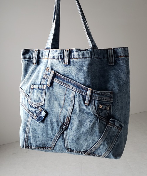 多用途∞BIG トートバッグ♡リメイクデニム　ヴィンテージ　used 多用途∞BIG トートバッグ♡リメイクデニム ヴィンテージ used