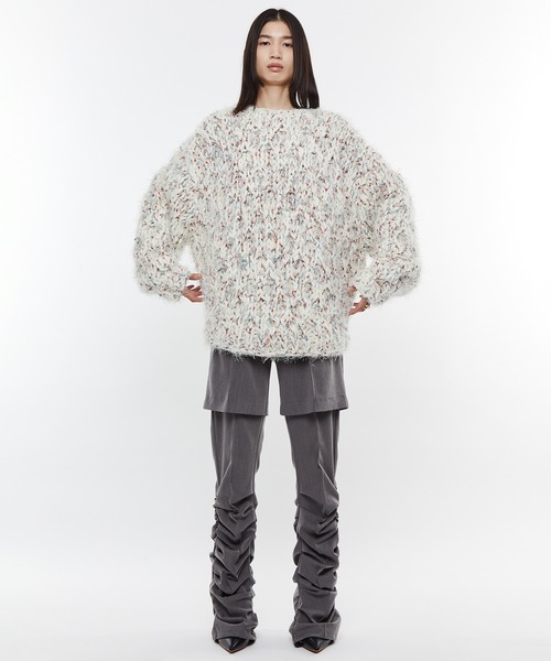 POOLDE/プールデ】Poodle Moth Knit Top/ニット（ニット