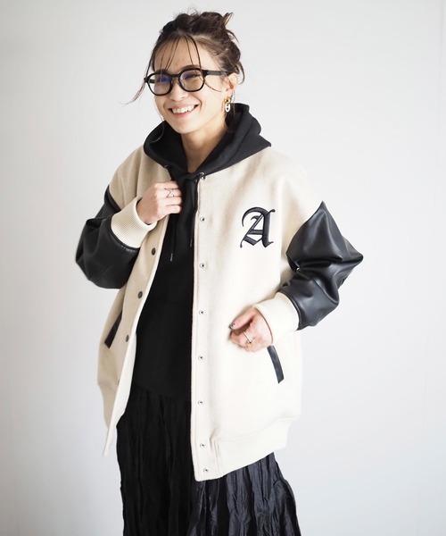 未使用 アニーカ ANIECA スタジアム ジャケット ANIECA（アニーカ）の「スタジアムジャケット（スタジャン）」 - WEAR