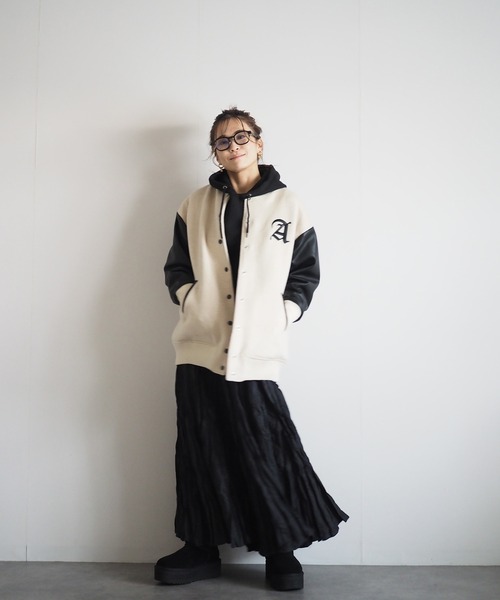 未使用 アニーカ ANIECA スタジアム ジャケット ANIECA（アニーカ）の「スタジアムジャケット（スタジャン）」 - WEAR