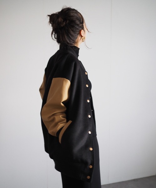 ANIECA【アニーカ】リバーシブルスタジャン・刺繍入り ANIECA【アニーカ】リバーシブルスタジャン・刺繍入り - メルカリ