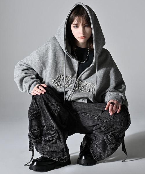 ADRER（アドラー）の「heavy weight logo semi short vintage double