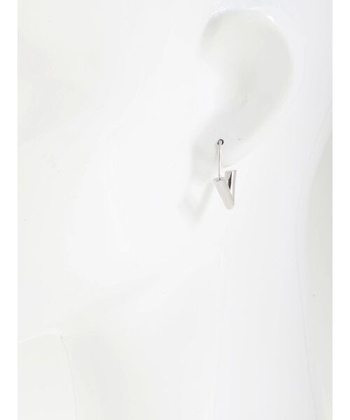 ELENDEEK（エレンディーク）の「Vスモールピアス（ピアス（両耳用）・レディース・シルバー/ゴールド・FREE）」の5枚目の写真