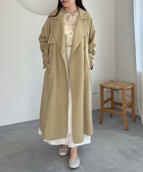 セール】フローラル刺繍フレアスリーブブラウス 320879（シャツ