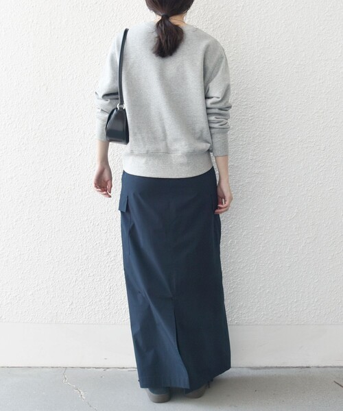 SHIPS any(シップス エニィ)の「【SHIPS any別注】THE KNiTS: ロゴ スウェット 25SS(スウェット・レディース・ネイビー/オートミール/ライトグレー・ONE SIZE)」の5枚目の写真
