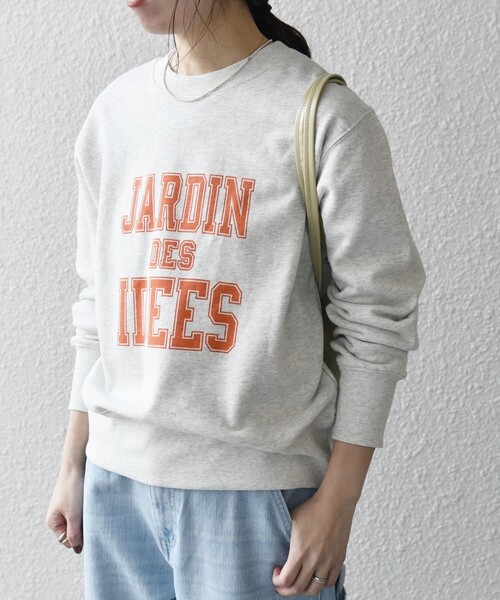 SHIPS any(シップス エニィ)の「【SHIPS any別注】THE KNiTS: ロゴ スウェット 25SS(スウェット・レディース・ネイビー/オートミール/ライトグレー・ONE SIZE)」の13枚目の写真