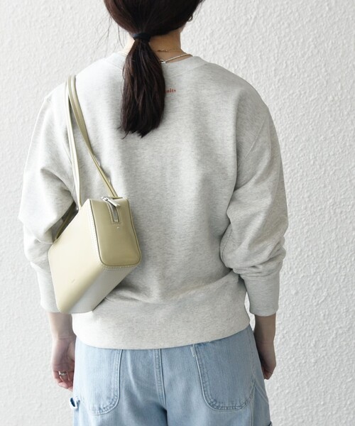 SHIPS any(シップス エニィ)の「【SHIPS any別注】THE KNiTS: ロゴ スウェット 25SS(スウェット・レディース・ネイビー/オートミール/ライトグレー・ONE SIZE)」の15枚目の写真