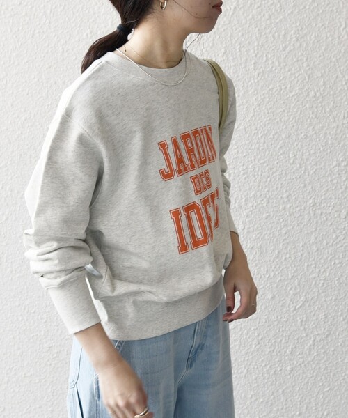 SHIPS any(シップス エニィ)の「【SHIPS any別注】THE KNiTS: ロゴ スウェット 25SS(スウェット・レディース・ネイビー/オートミール/ライトグレー・ONE SIZE)」の16枚目の写真