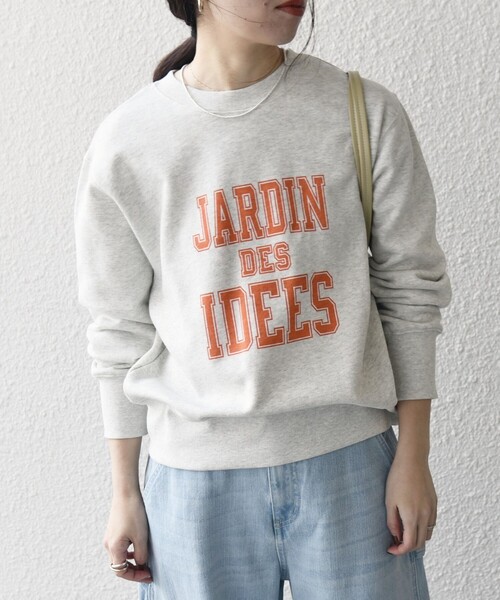 SHIPS any(シップス エニィ)の「【SHIPS any別注】THE KNiTS: ロゴ スウェット 25SS(スウェット・レディース・ネイビー/オートミール/ライトグレー・ONE SIZE)」の18枚目の写真