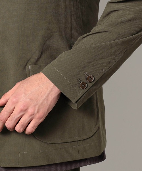 Grand PARK（グランドパーク）の「リップストレッチテーラードジャケット（テーラードジャケット・メンズ・カーキ/ネイビー/ブラック・MEDIUM/LARGE/X-LARGE/SMALL）」の13枚目の写真