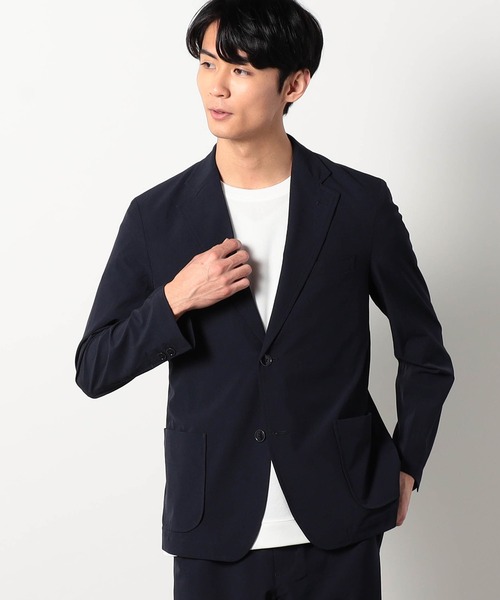 Grand PARK（グランドパーク）の「リップストレッチテーラードジャケット（テーラードジャケット・メンズ・カーキ/ネイビー/ブラック・MEDIUM/LARGE/X-LARGE/SMALL）」の20枚目の写真