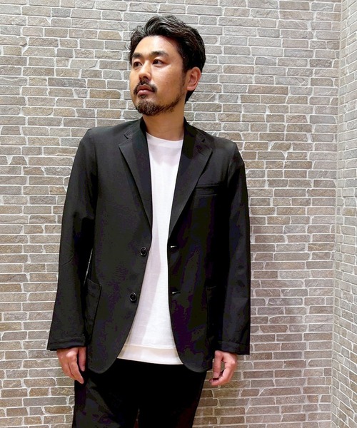 Grand PARK（グランドパーク）の「リップストレッチテーラードジャケット（テーラードジャケット・メンズ・カーキ/ネイビー/ブラック・MEDIUM/LARGE/X-LARGE/SMALL）」の22枚目の写真