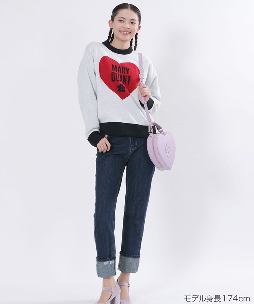 MARY QUANT（マリークワント）の「ロールアップデニム パンツ（デニム