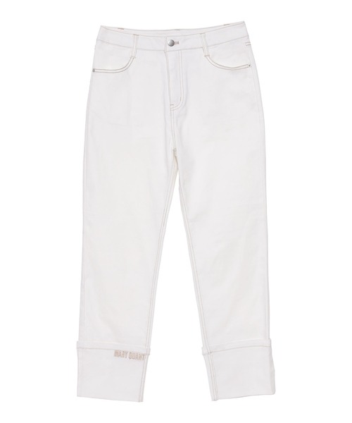 MARY QUANT（マリークワント）の「ロールアップデニム パンツ（デニム