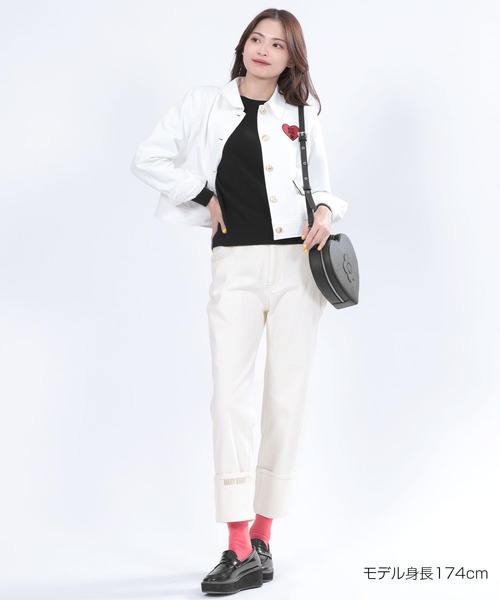 MARY QUANT（マリークワント）の「ロールアップデニム パンツ（デニム