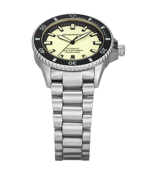 EMPORIO ARMANI（エンポリオアルマーニ）の「エンポリオ・アルマーニ 腕時計 メンズ アナログ ステンレス AR60083（アナログ腕時計・メンズ・シルバー・FREE）」の2枚目の写真