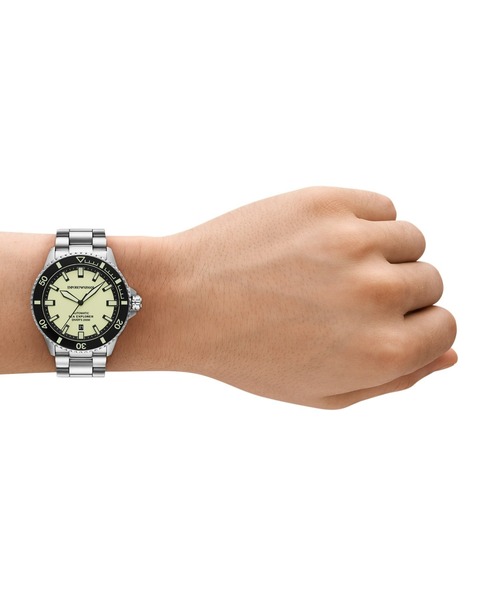 EMPORIO ARMANI（エンポリオアルマーニ）の「エンポリオ・アルマーニ 腕時計 メンズ アナログ ステンレス AR60083（アナログ腕時計・メンズ・シルバー・FREE）」の6枚目の写真