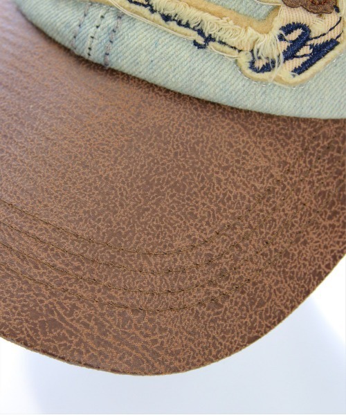 clear（クリア）の「ヴィンテージ加工レトロキャップ［大人カジュアル］≪SS新作≫（キャップ・レディース・ブルー/ライトブルー・F）」の9枚目の写真