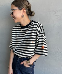 [UNIVERSAL OVERALL/ユニバーサルオーバーオール] 別注 ワイドシルエット ポケットTシャツ