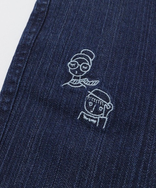 STUDIO PICONE(スタジオピッコーネ)の「刺繍デニムパンツ(その他パンツ・レディース・ネイビー/ホワイト/ライトブルー/ライトグレー/ライトパープル・L/LL/M)」の20枚目の写真