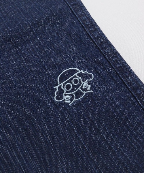 STUDIO PICONE(スタジオピッコーネ)の「刺繍デニムパンツ(その他パンツ・レディース・ネイビー/ホワイト/ライトブルー/ライトグレー/ライトパープル・L/LL/M)」の21枚目の写真