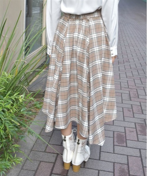 axes femme（アクシーズファム）の「イレヘムスカート（スカート・レディース・ブラック/ベージュ/キナリ・FREE）」の6枚目の写真