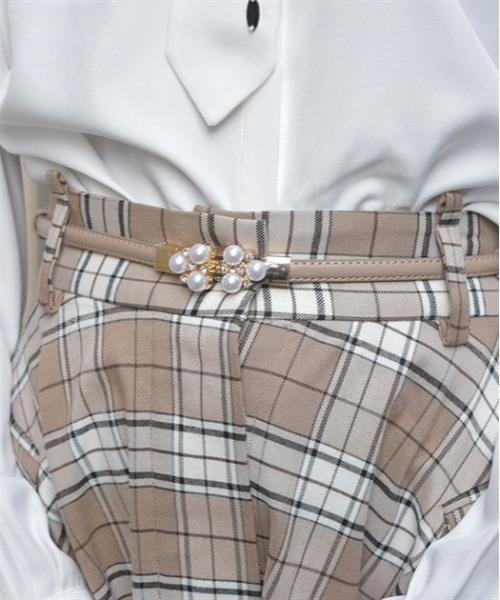 axes femme（アクシーズファム）の「イレヘムスカート（スカート・レディース・ブラック/ベージュ/キナリ・FREE）」の9枚目の写真