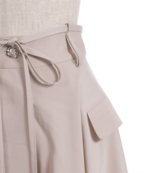 axes femme（アクシーズファム）の「イレヘムスカート（スカート・レディース・ブラック/ベージュ/キナリ・FREE）」の14枚目の写真