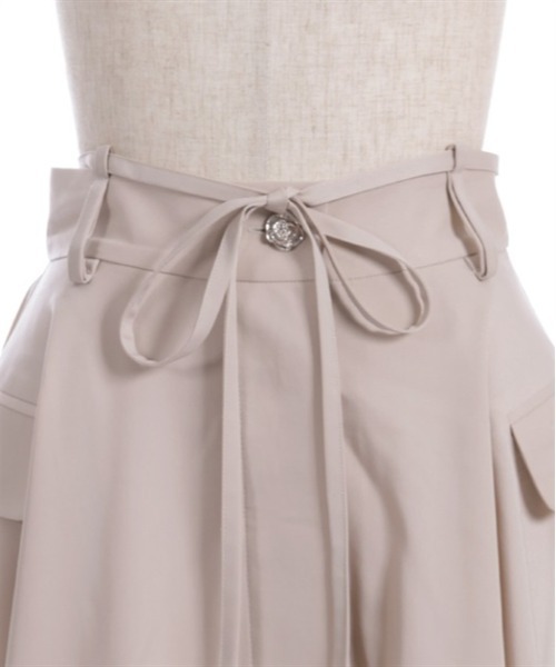 axes femme（アクシーズファム）の「イレヘムスカート（スカート・レディース・ブラック/ベージュ/キナリ・FREE）」の16枚目の写真