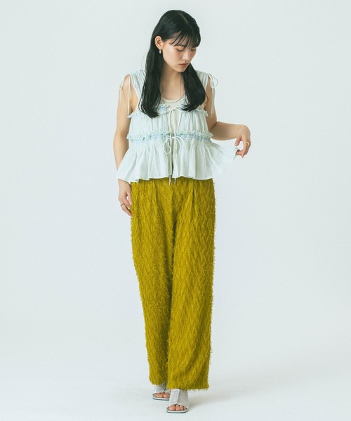 ROSE BUD(ローズバッド)の「SLV.LESS GATHERED BLOUSE(シャツ/ブラウス・レディース・ネイビー/ブルー・ONE SIZE)」の22枚目の写真